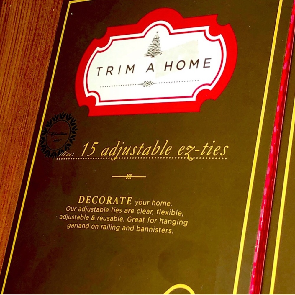 NEW 2 Pack TRIM A HOME 15 Adjustable Ez-Ties